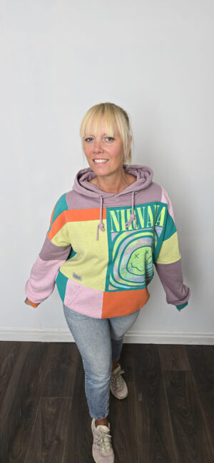 Bluza patchwork "Colorful nirvana"